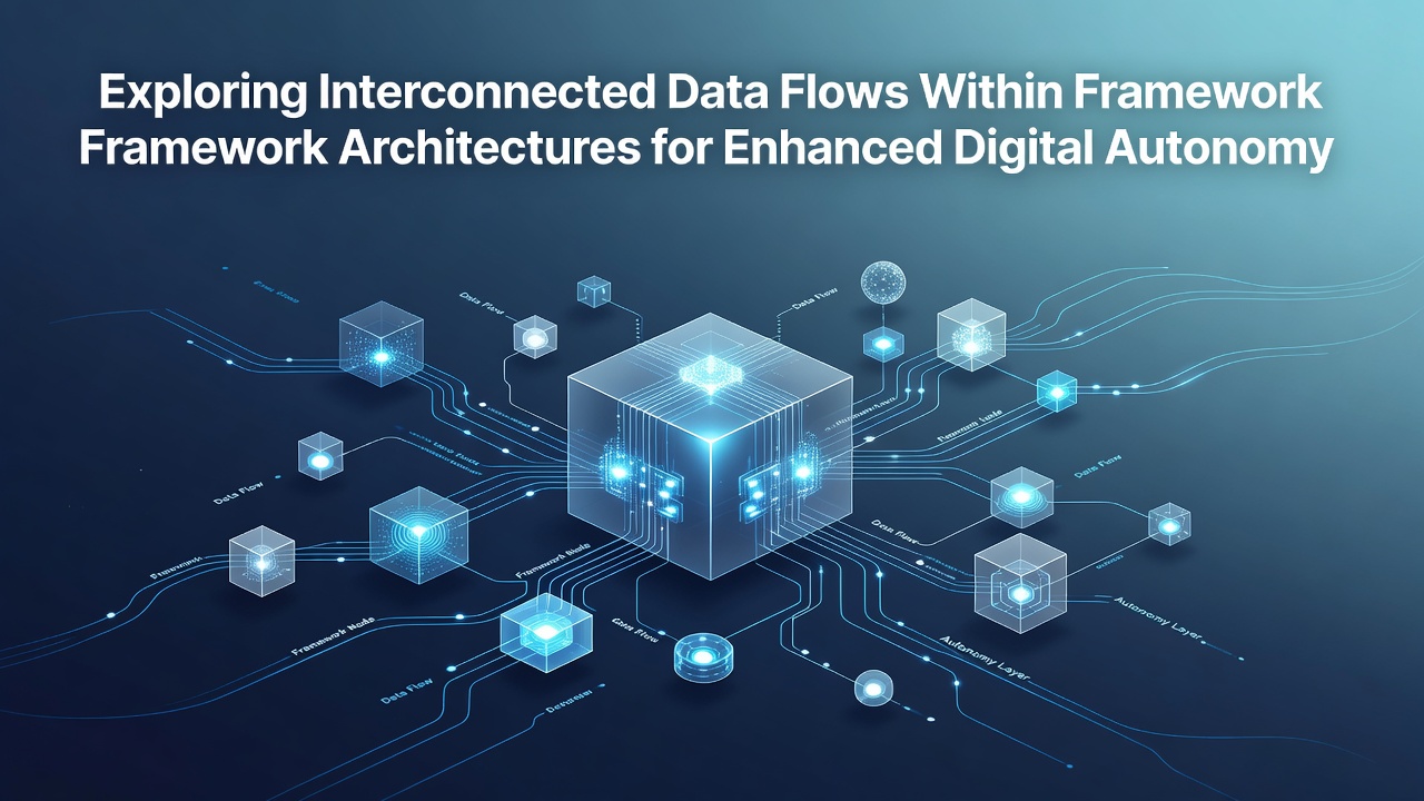 Exploring Interconnected Data Flows Within Framework Architectures for Enhanced Digital Autonomy
